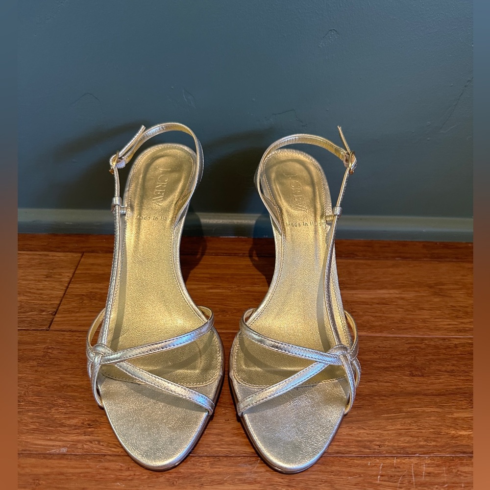 JCREW - Strappy Dressy Slingback Heeled Sandal size  7 1/2
